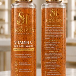 Skin Horizon Vitamin C Gel Face Wash – Brightening & Glow Boosting (100ml)